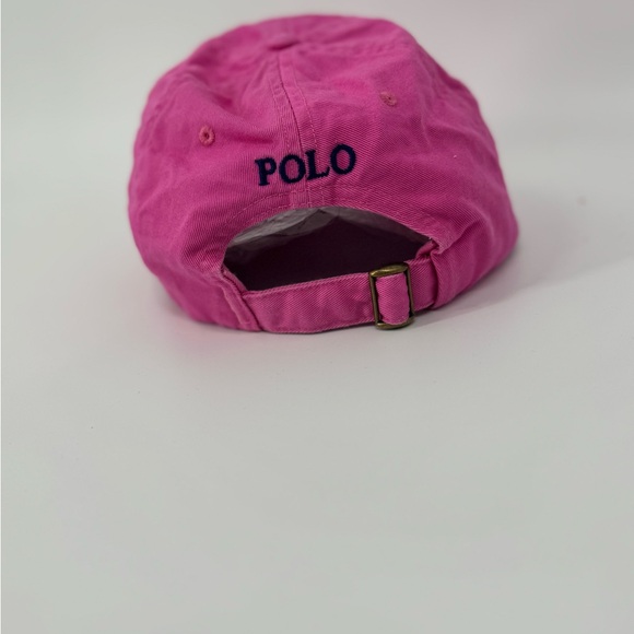 Polo Ralph Lauren Pink Embroidered Women’s Baseball Cap Classic Heritage Style - Picture 3 of 7